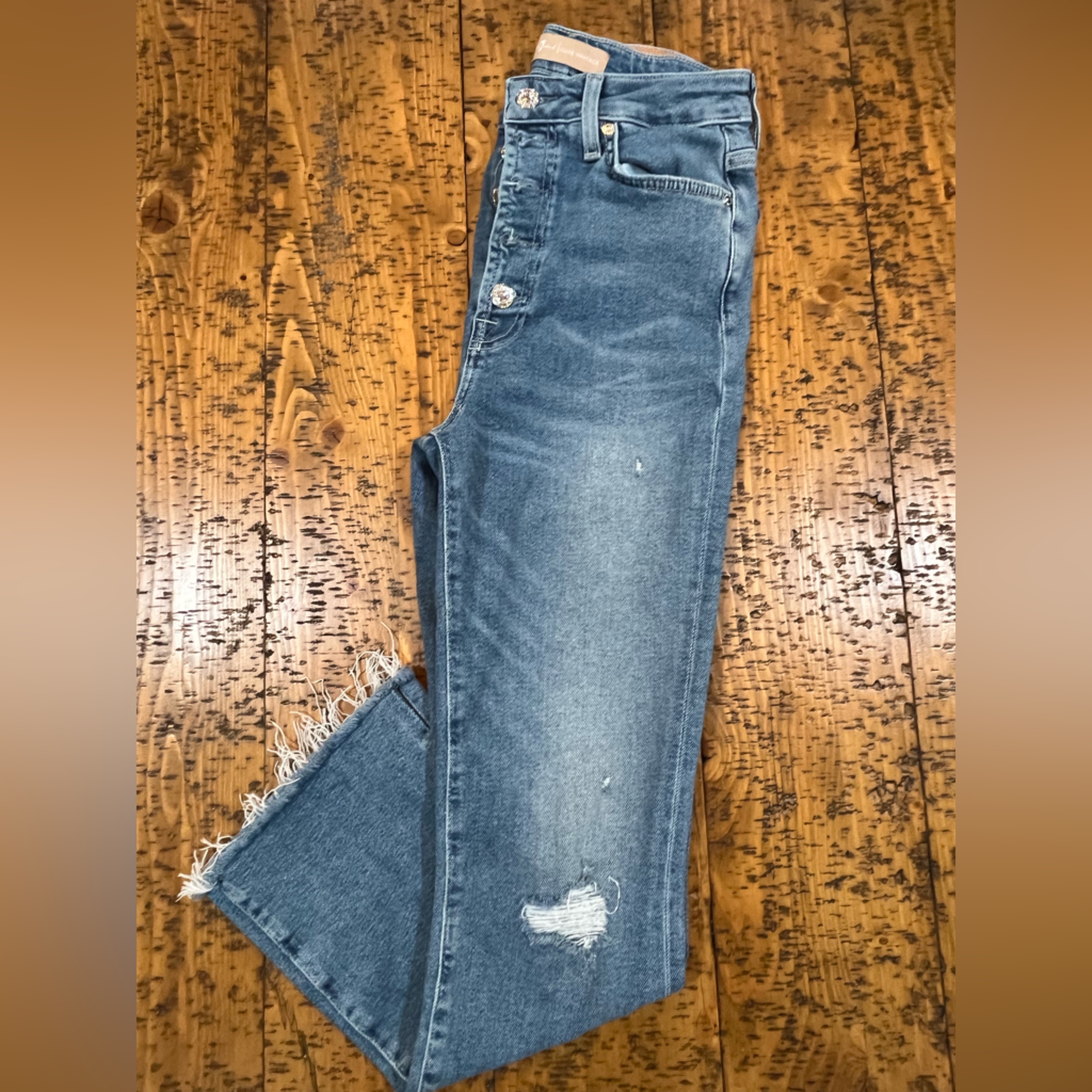 7 For All Mankind Women's Ultra High Rise Slim Kick-Flare Jeans Size 27